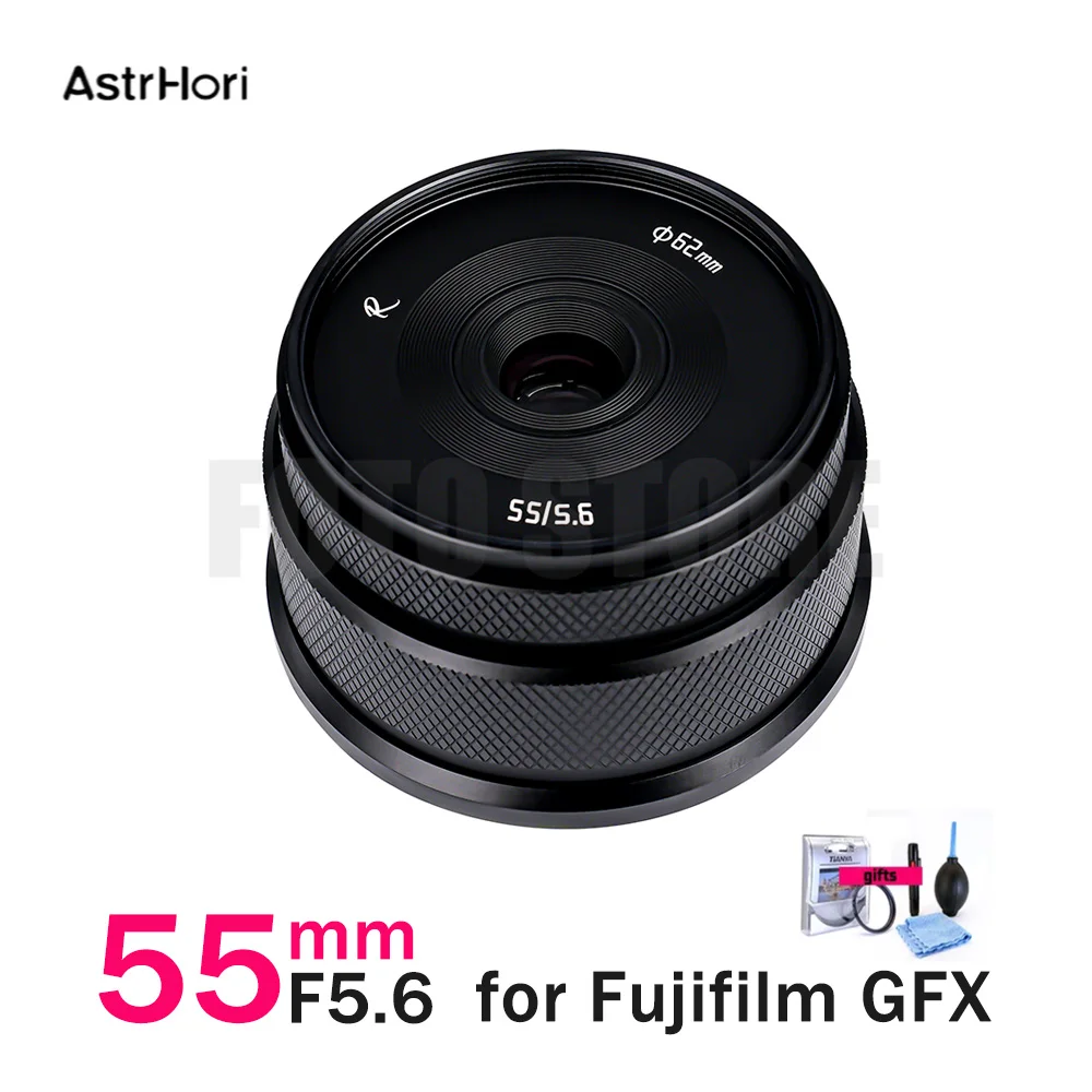 

AstrHori 55mm F5.6 Lens MF for Fuji Fujifilm GFX Mount Cameras GFX 50SII GFX100S GFX100 GFX50S GFX50R Cameras Lenses