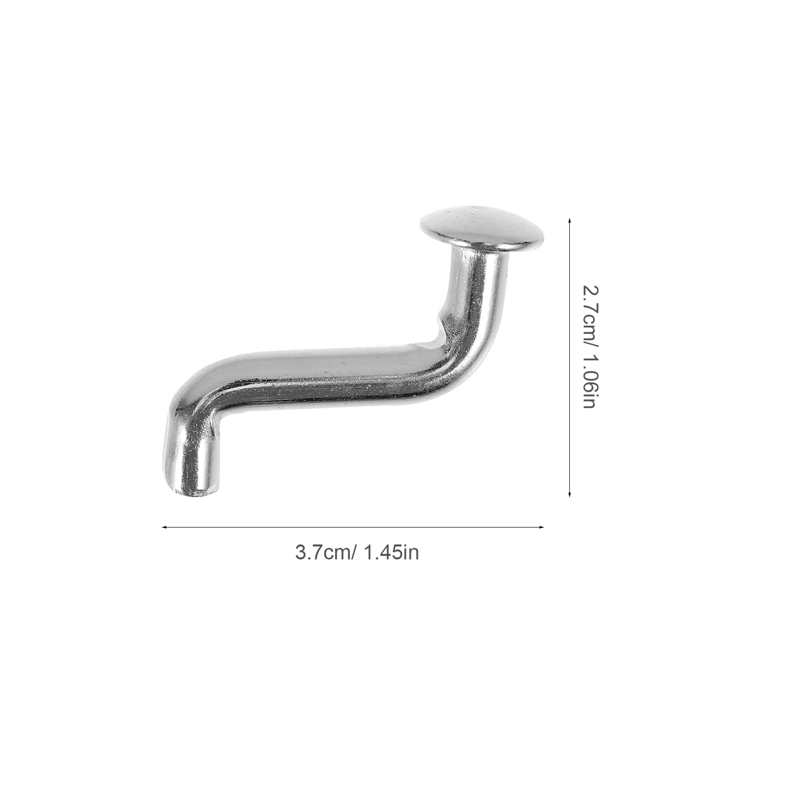 

30pcs Shelf Connection Parts Design Flat Head Rivet Bent Pin Sturdy Wear Resistant Clip for Warehouses
