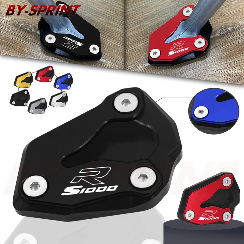 S1000R S1000RR Motorcycle CNC Kickstand Side Stand Enlarge Extension Pad For s1000r s1000rr m1000rr M1000RR 2019-2023 2024 2025
