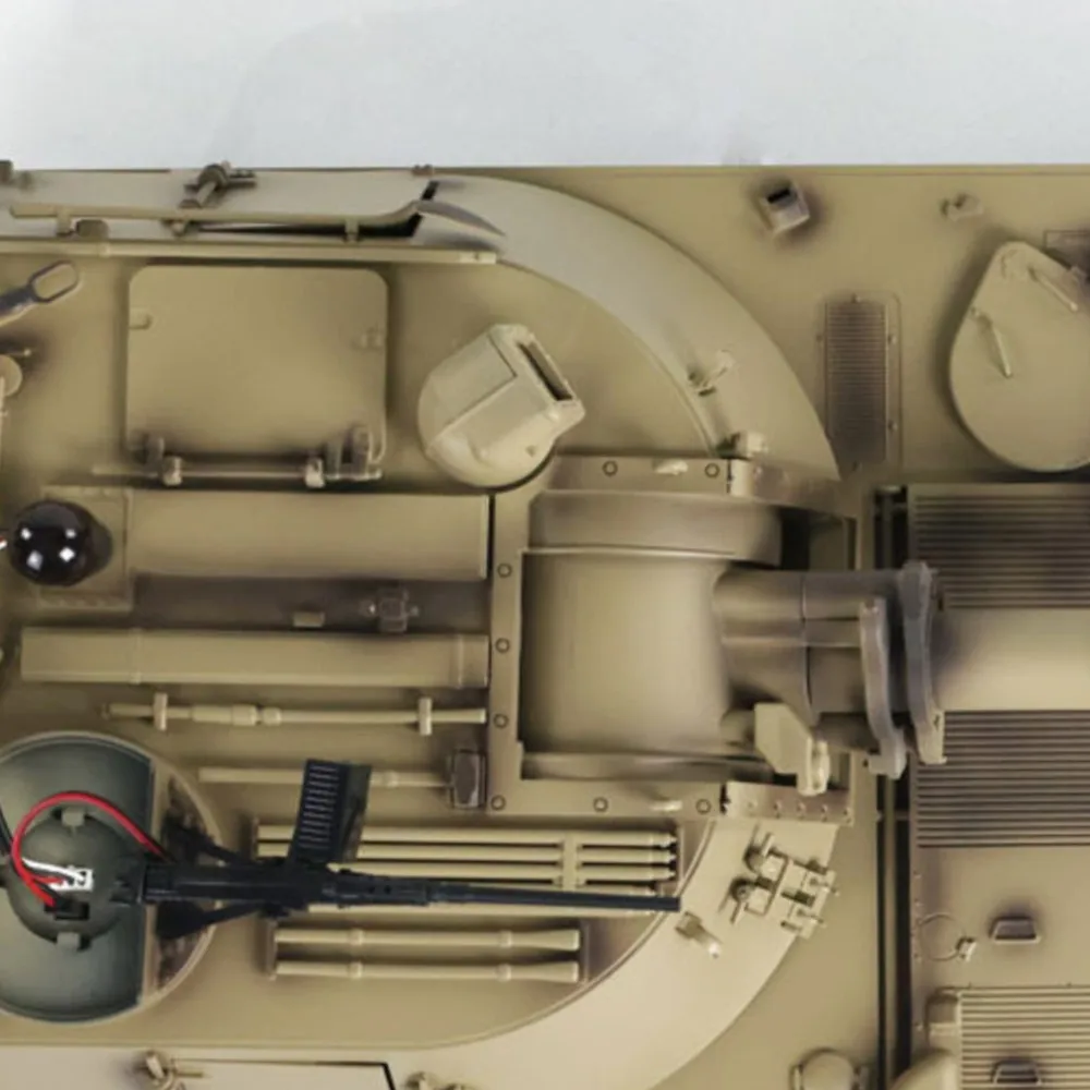 Tongde M109A2 RC 1/16 Military Battle Tank Model Self-propelled Howitze RTR Infantry Fighting Vehicle Light Sound Smoking Toy