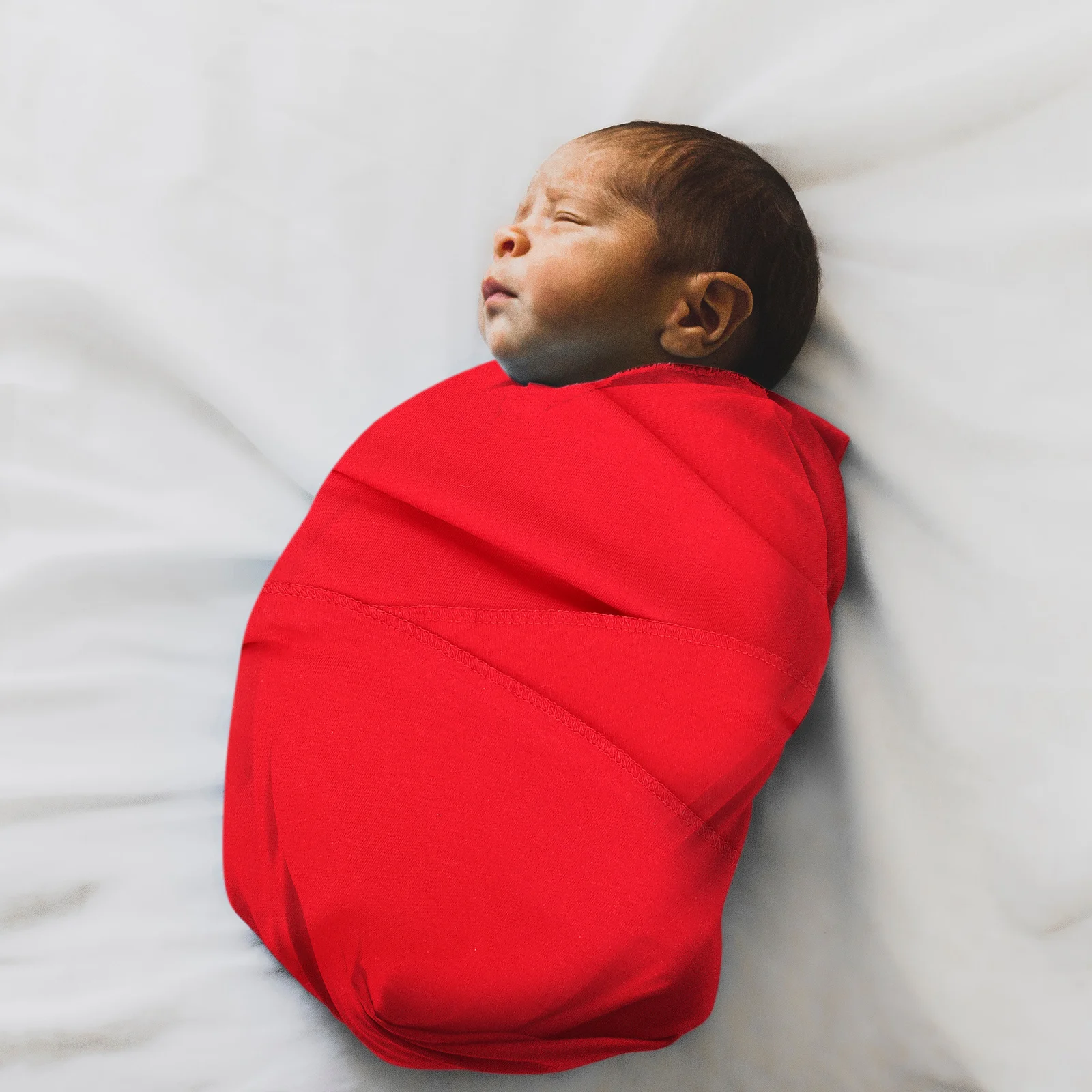 

1Pcs Red Baby Swaddle Wrap Pure Cotton Soft Breathable Comfortable Infant Swaddling Cloth Newborn Blanket Swaddling Clothes