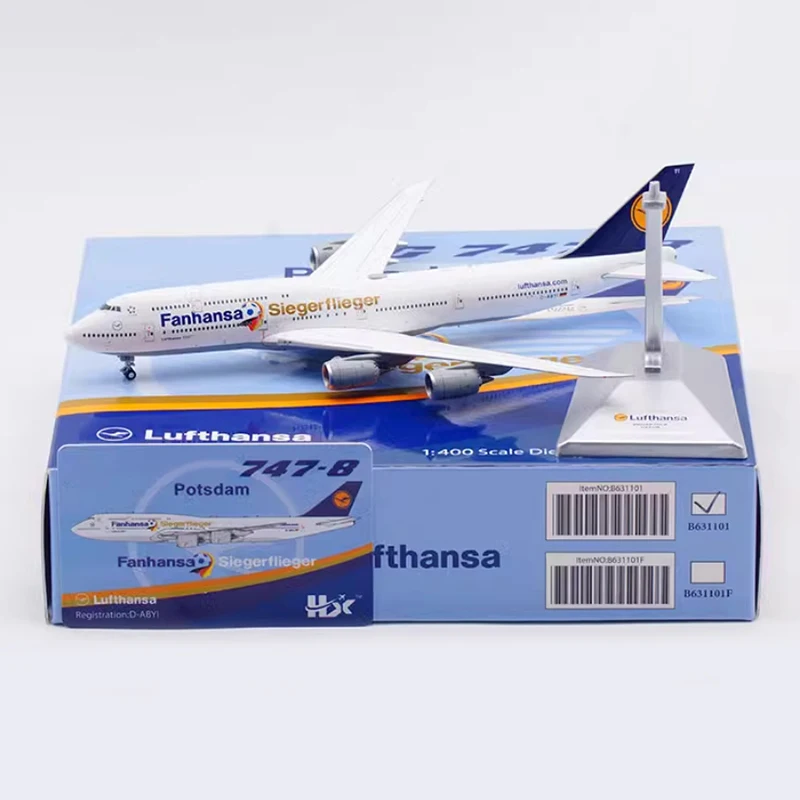 نماذج HX دييكاست 1:400 مقياس لوفتهانزا B747-8i D-ABYI محاكاة الطائرات سبيكة الانتهاء من تذكارية هواية جمع لعبة هدية