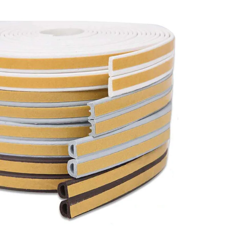 Self-adhesive Door And Window Sealing Strip Glass Window Anti-collision Rubber Strip Foam Sound Insulation Strip