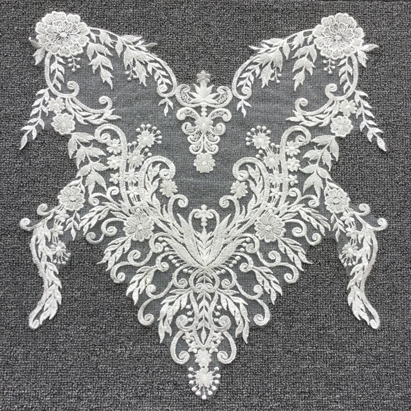 Modische Elegante Perlen-Stick – Embroidery White Dress Bewertung und Preis