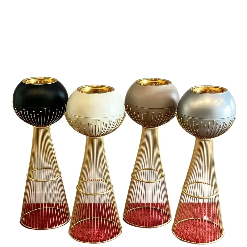 High quality metal arabic carbon incense burner floor-to-ceiling spherical three-size burning aromatherapy burner