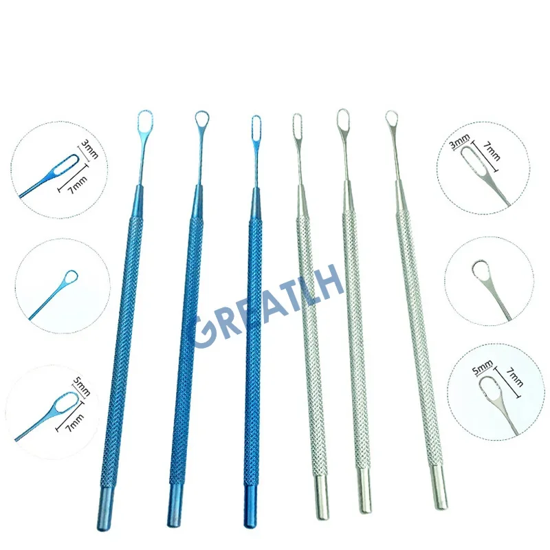 Eye Lens Loop Stainless Steel Lens Loops Eye Titanium Loops Veterinary Ophthalmic Lens Eye Instrument Ophthalmic