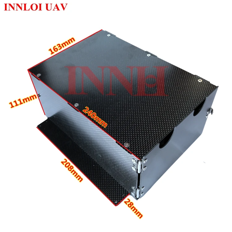 XAERO Carbon Fiber Battery Box Storage Protection Case for Multi-Rotor Drone