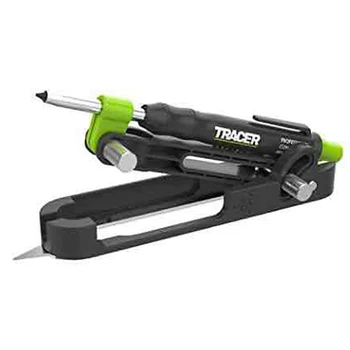 Medidor de Carpintaria Precisa, Régua De Scribing De Perfil, Medidor De Contorno Com Bloqueio, Bloqueio Ajustável, Inscrição Multifuncional