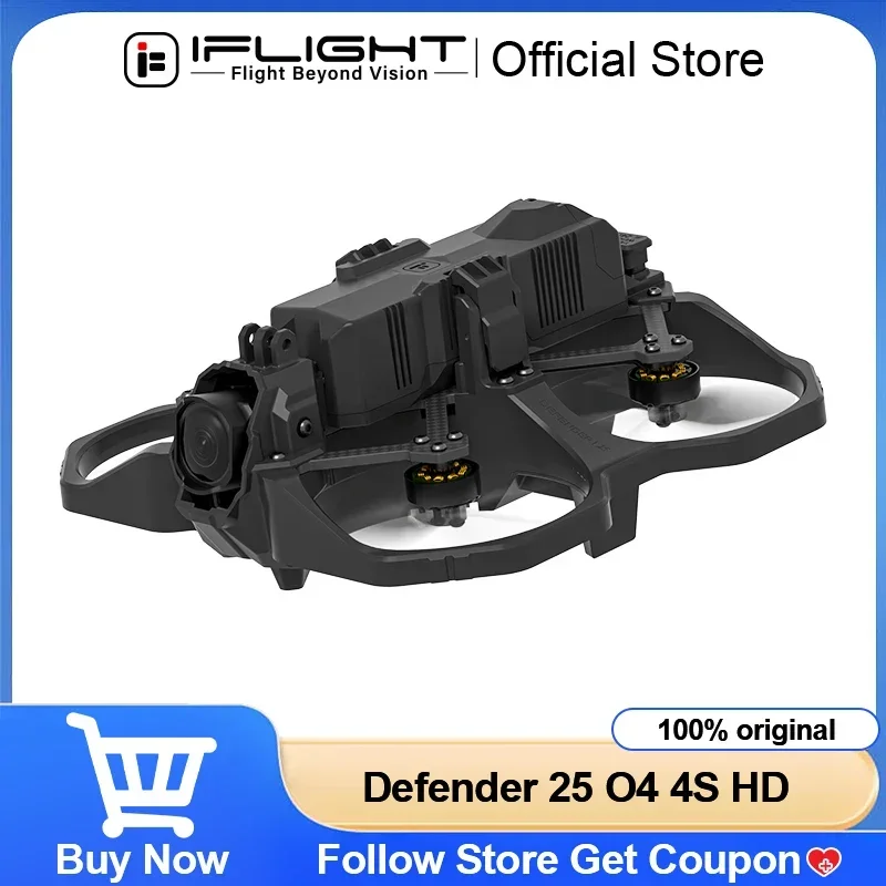 iFlight Defender 25 O4 4S HD BNF Cinewhoop Drone Lightweight FPV Camera Drone with O4 Air Unit Pro Quadcopter