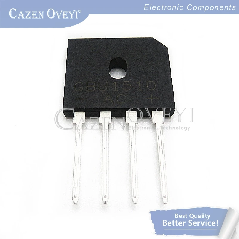 5pcs/lot GBU1510 1510 KBP206 206 D15XB60 15XB60 KBJ406G KBJ406 ZIP-4