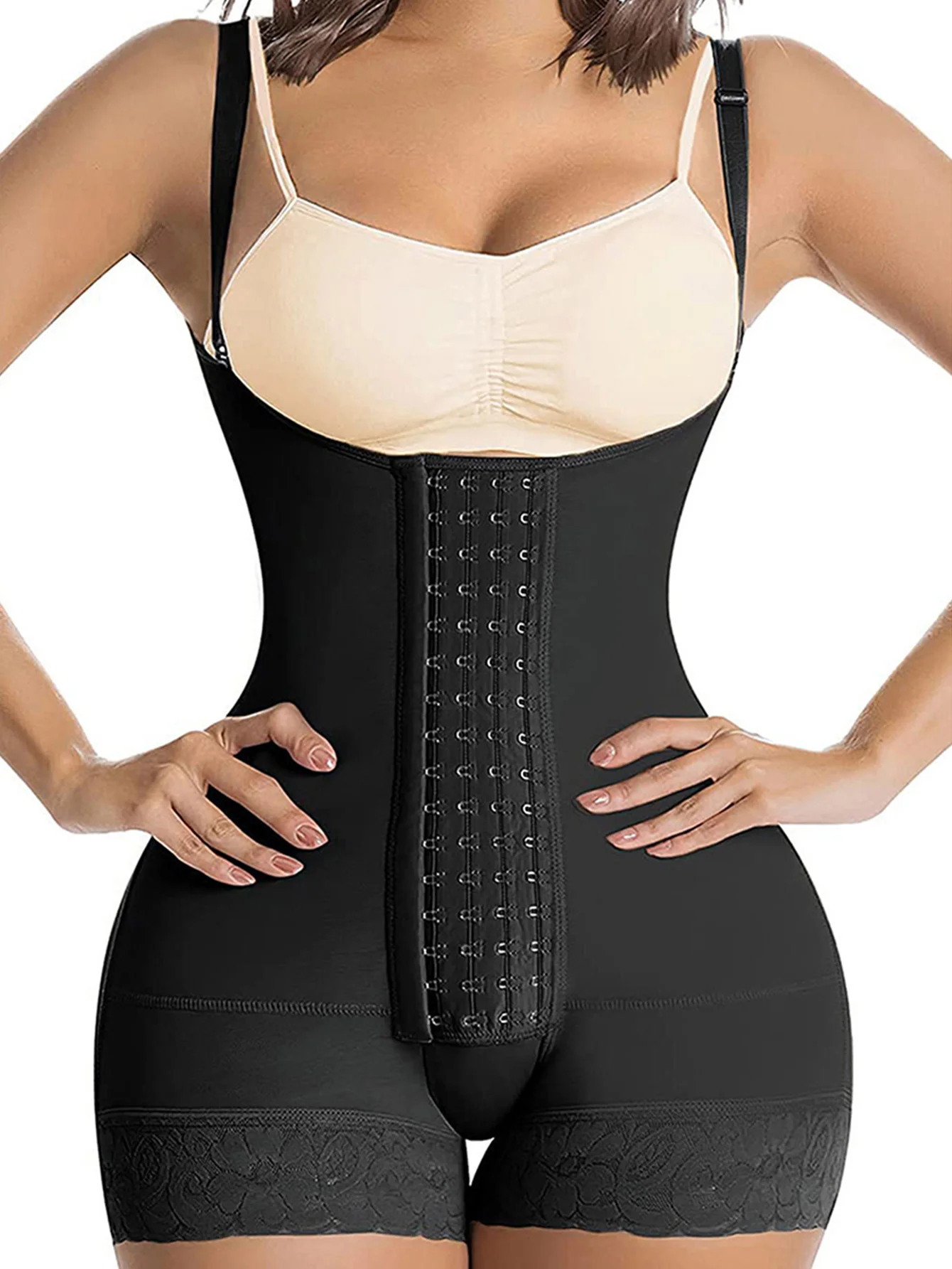 1 pc Black Women's Large Size Postpartum Shapewear Shapewear Slimming Belly Belt, Waist Belt for Daily Slimming Yoga Body Shaper