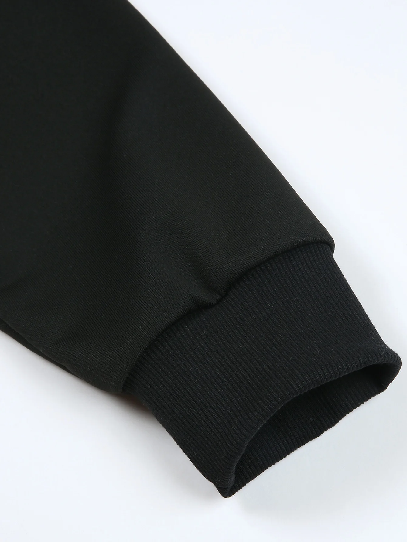 Stylish Sportswear: Black Mamba Snake Print Men's Versatile Long-Sleeve Crewneck Sweatshirt, Perfect for Spring