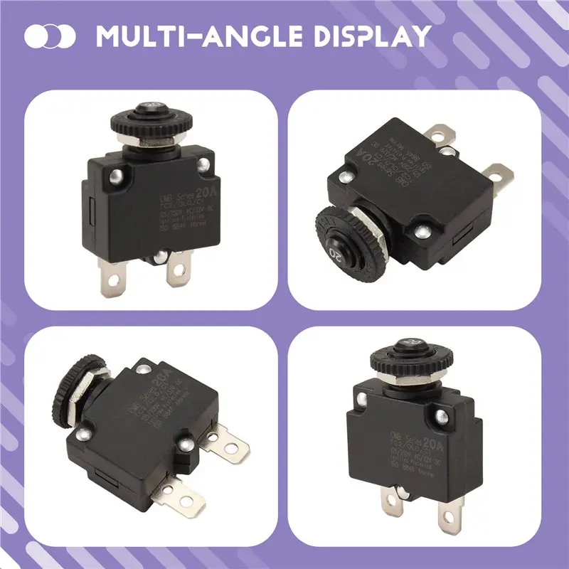 AEA7-Clubcar Electric Sightseeing Car Circuit Breaker 20A Golf Cart Circuit Breaker 102838101