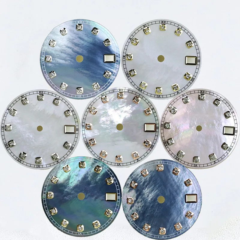 

Бревенчатый циферблат 28,5 мм, рябчик, алмазный гвоздь, буквально подходит для NH35/36, аксессуары для модификации часов с механизмом