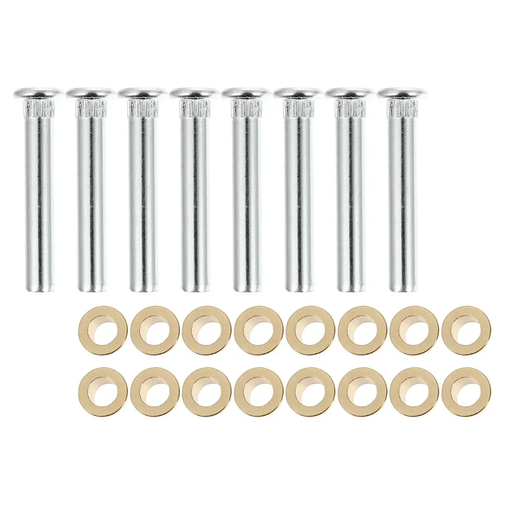 

8pcs Door Hinge Kit Pins Bushings Aluminum Alloy Car Repair 97 05 Electric Suction Door Accessories