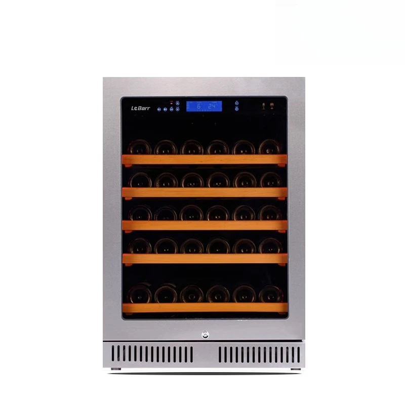 

Винный шкаф с постоянной температурой и влажностью, бытовой и коммерческий встраиваемый винный шкаф, чайный ледяной бар L46