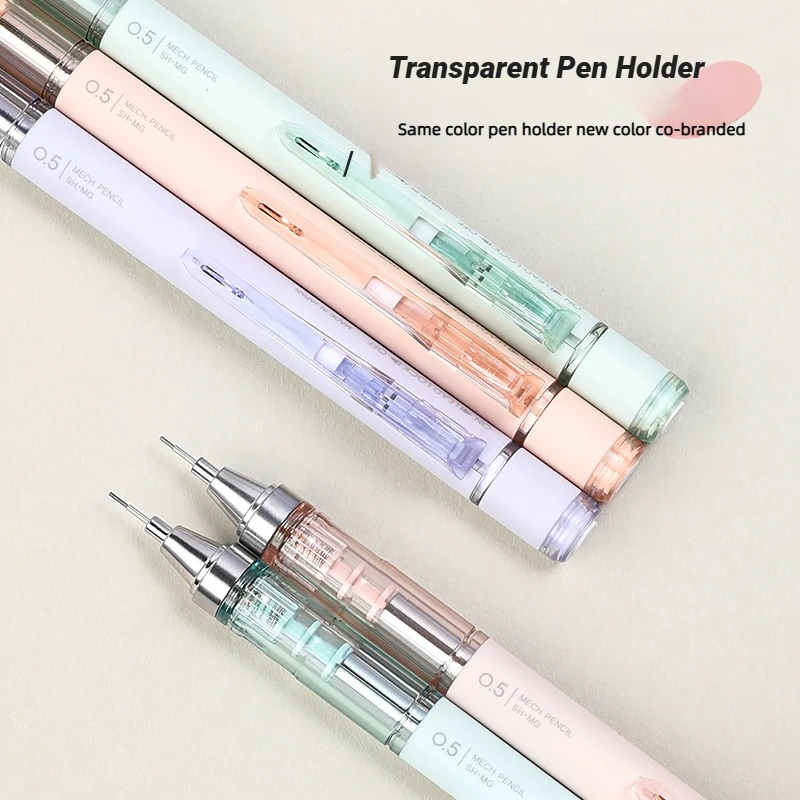 TOMBOW MONO Mechanical Pencil Eraser Set 0.5mm Pastel Glass Mineral Color Limit Edition Japanese Stationery School Supplies