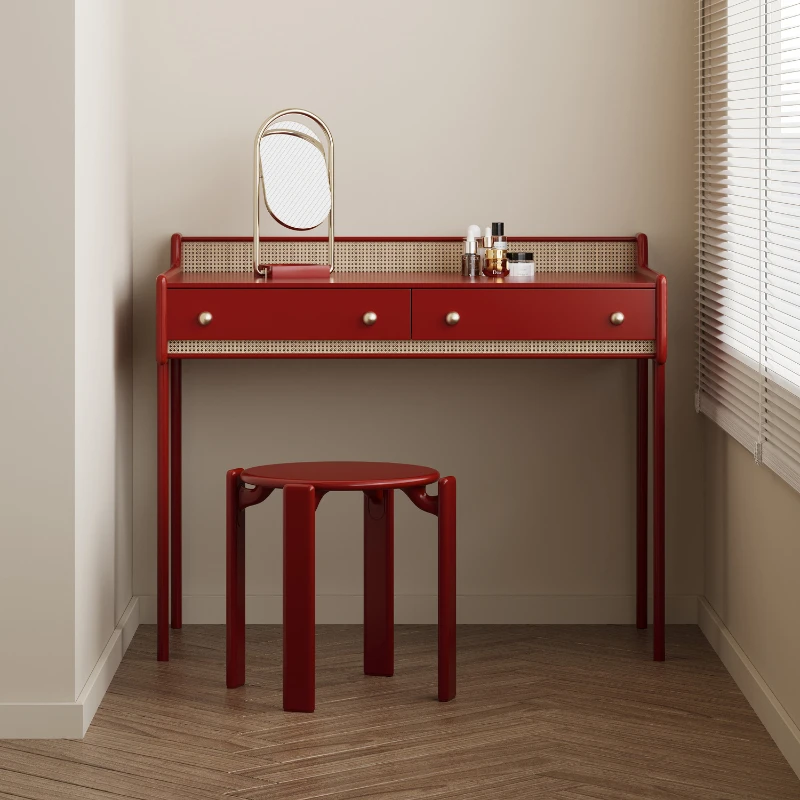 

Simple Luxury Rattan Dresser Nordic Bedroom Design Storage Makeup Desk Dressers Girl Drawers Coiffeuse De Chambre Furniture Home