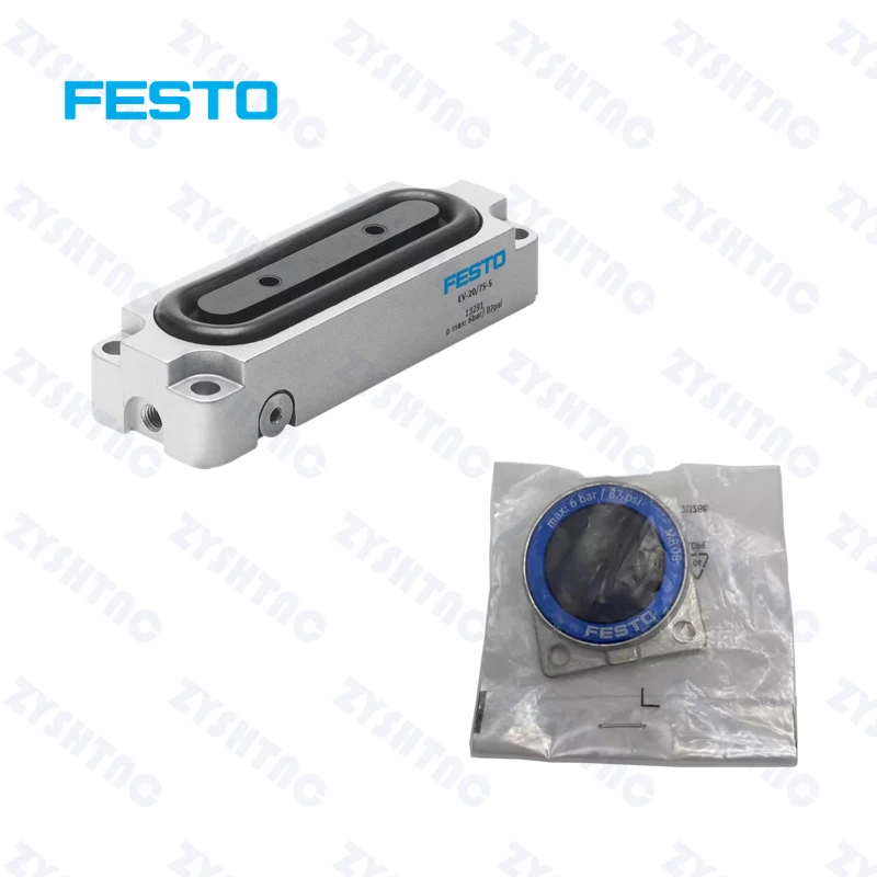 FESTO Diaphragm type clamping cylinder EV-15-32-40-50-63-5 150685 EV-10/15/40/63/120/75/180/30-3/4/5 151993 13289 13291 13290