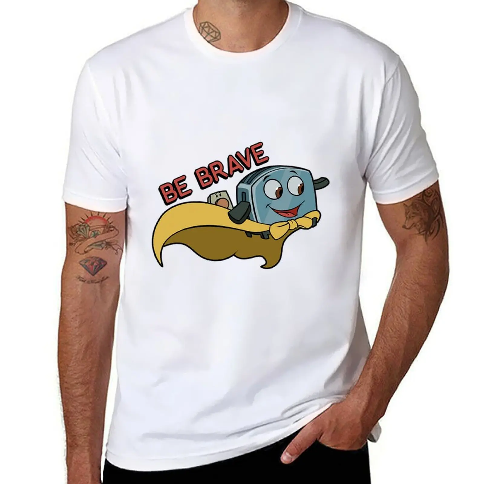 

Brave Little Toaster T-Shirt Basic Simple Casual Short Sleeve Tee