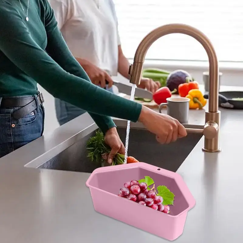 Multifunctional Drainage Basket Kitchen Sink Filter Swan Drain Basket Garbage Filter Shelf Strainer Leftover Sink Hanging Rack