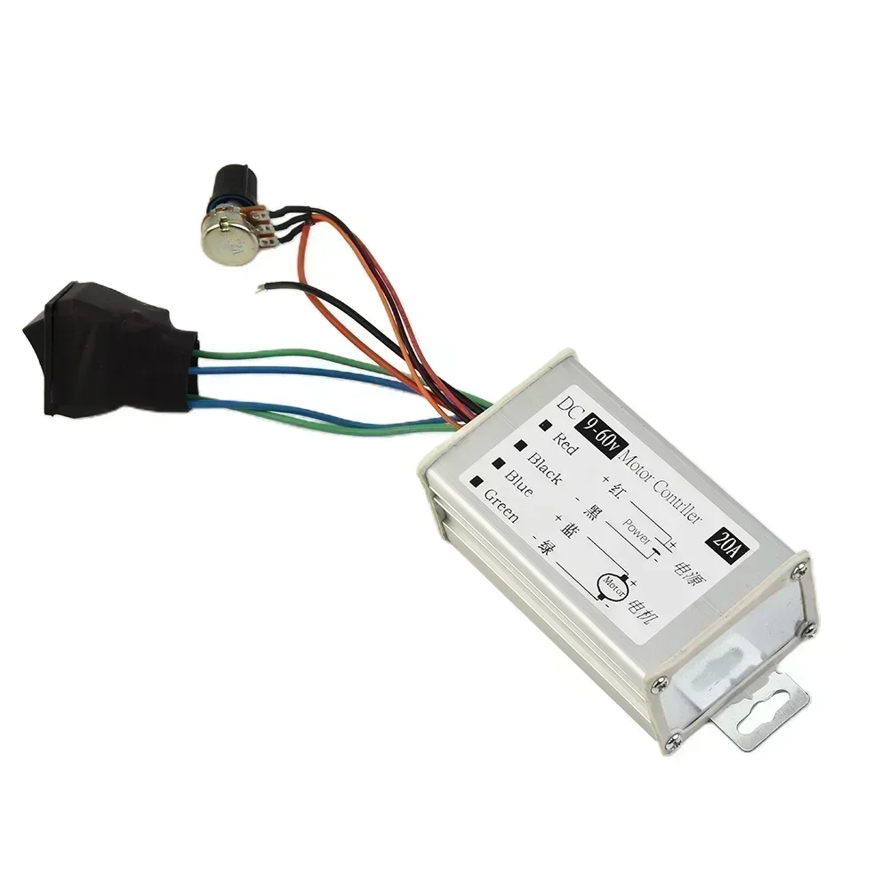 

Efficient Stepless Variable Speed Control Switch for DC Motors Compatible with Input Voltage Ranges of 12V to 60V