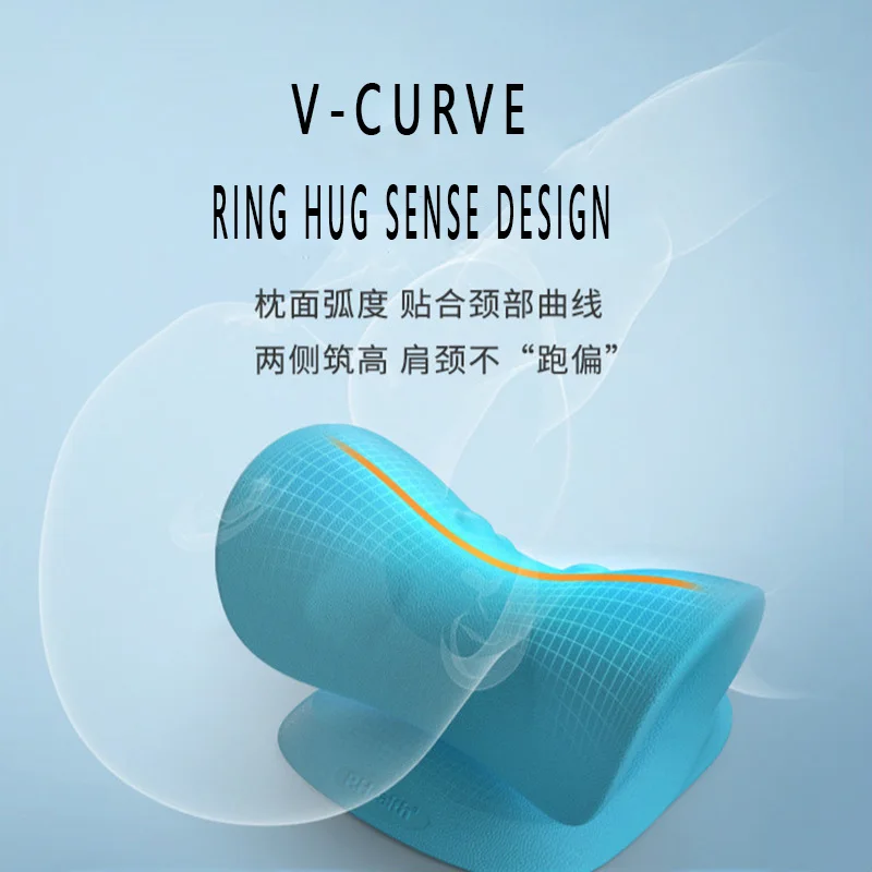 Neck Massage Pillow Cervical Chiropractic Traction Stretch Orthopedic Pillow for Relieve Neck Pain Relief  Massage Relax Pillow