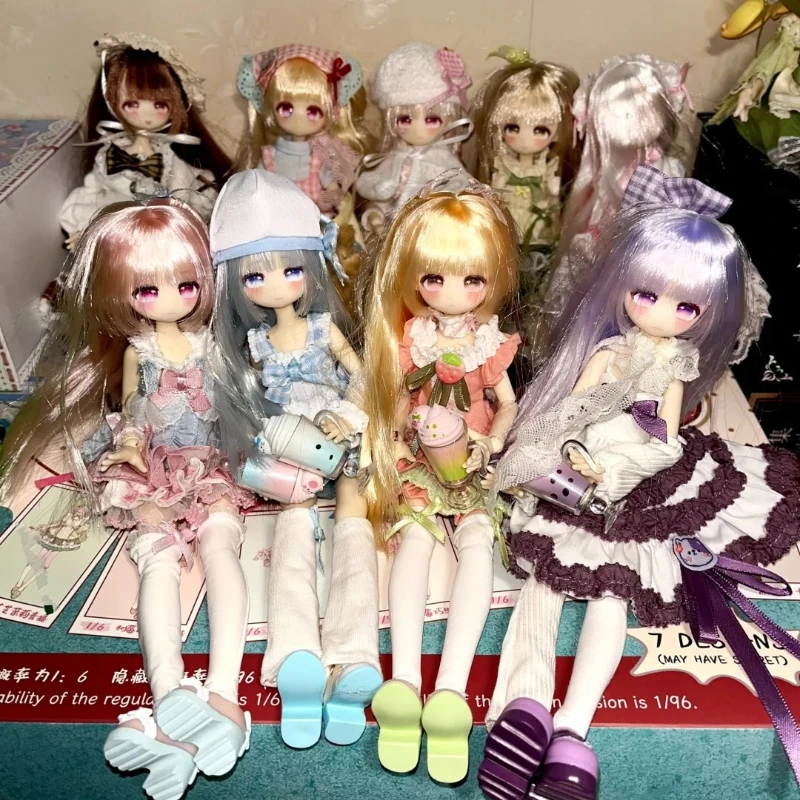 

The Story of Drink Tea Throughout The Four Seasons Blind Box Kawaii Action Figure BJD Surprise Bag Mystery Box Collect Toys New