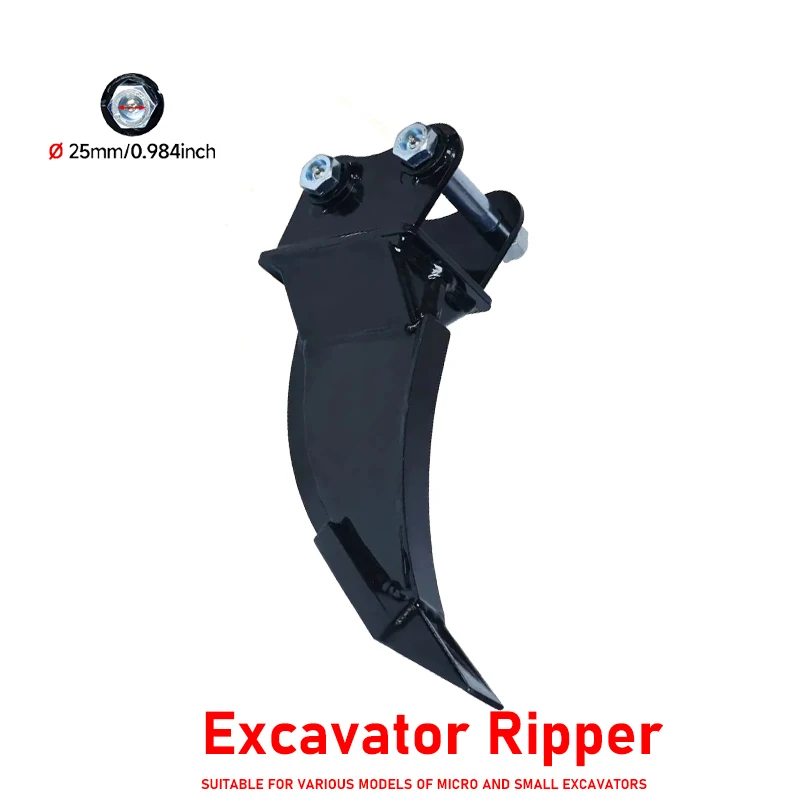 Mini Escavatore Attacco Ripper Piccolo Scavatore Ripper Escavatore Allentamento Terreno Ripper Gancio Ripper Denti Per Frutteto Giardino Lavoro
