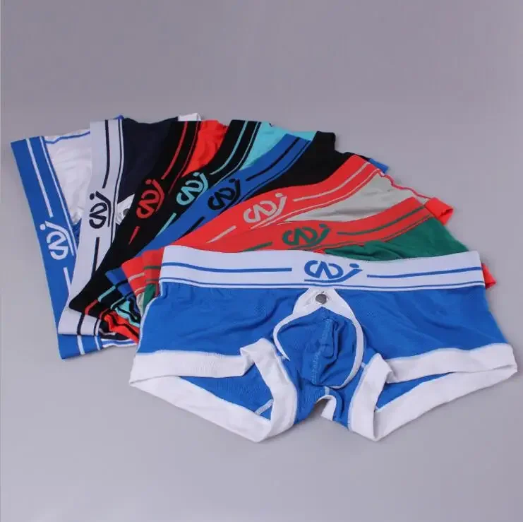 Underwear Mens Boxer Shorts Modal Cuecas Open Crotch Removable Pouch Underpants For Male Underware Calzoncillos