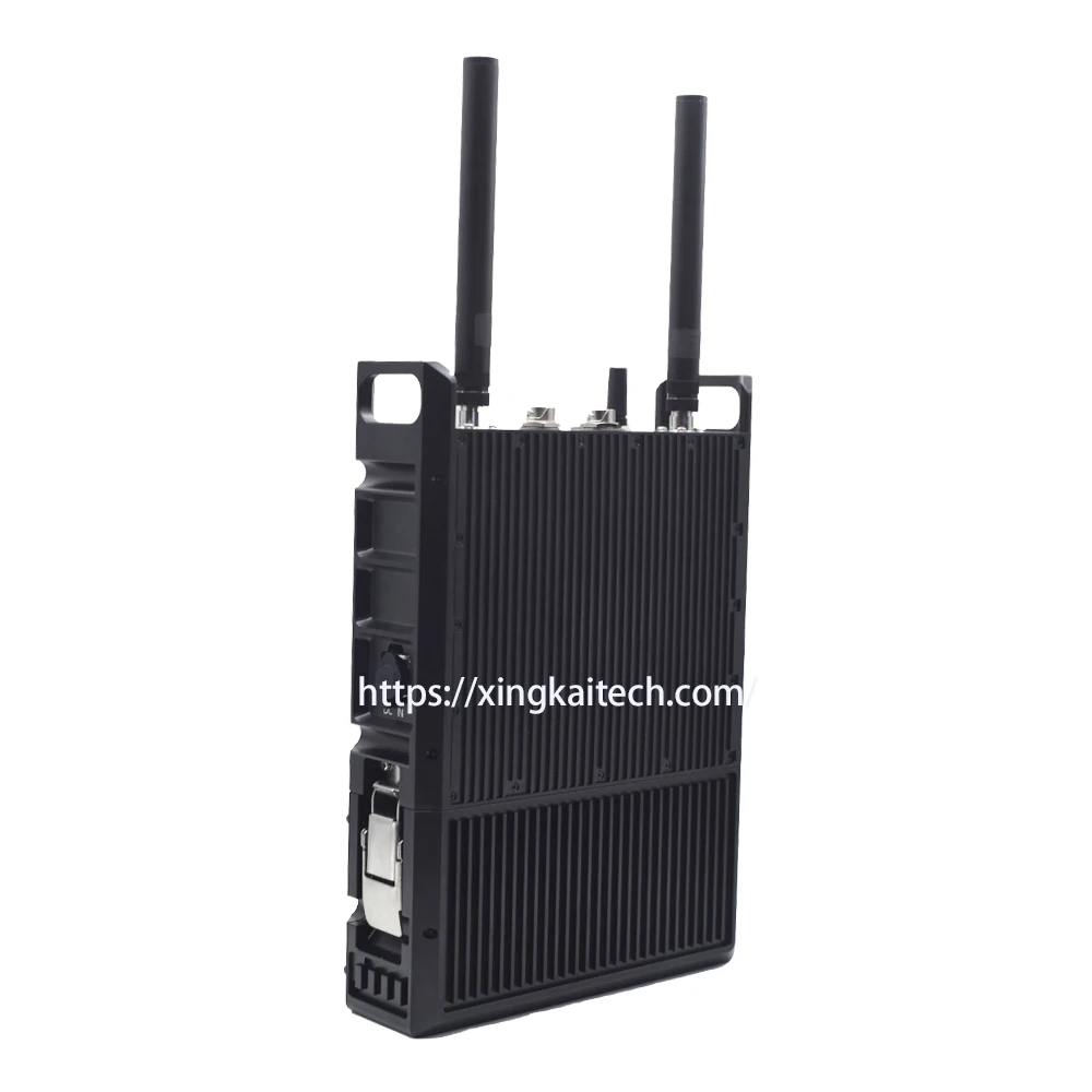SDR Digital Radio Ip Network Fhss Hopping Frequency Cofdm Backpack Mesh Network Radio Communication System For Fixed Wing Drone