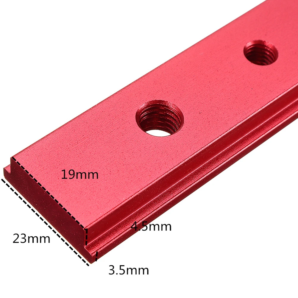 Aluminum Alloy T-track Tool Edc Hand Tool DIY Woodworking 100mm Aluminum Alloy Slider Easy Installation Exquisite Workmanship