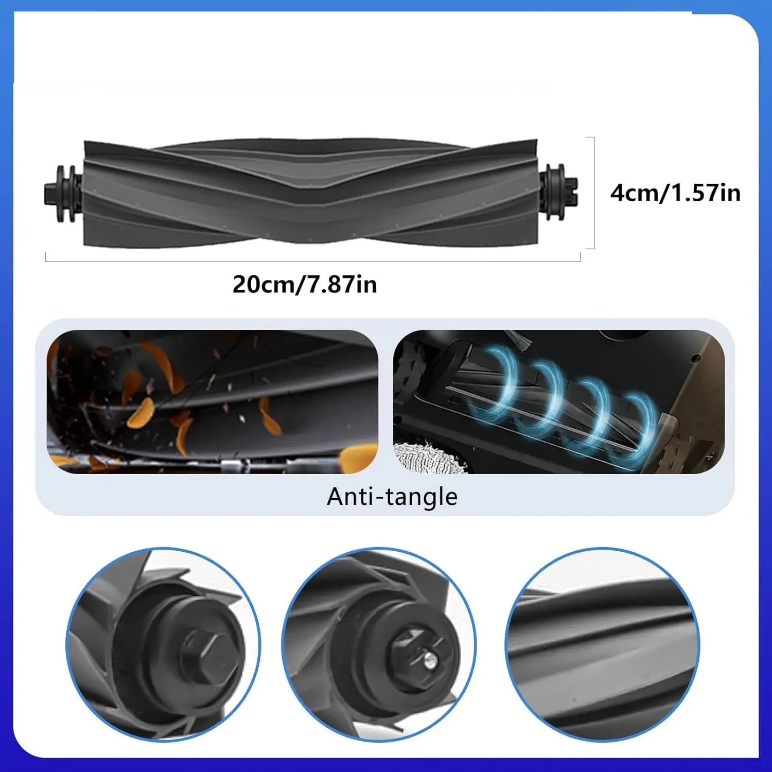 Compatible With MOVA P50 Pro Ultra P50 Ultra Robot Vacuum Cleaner Replacement Main Side Brush HEPA Filter Mop Cloths Dust Bag