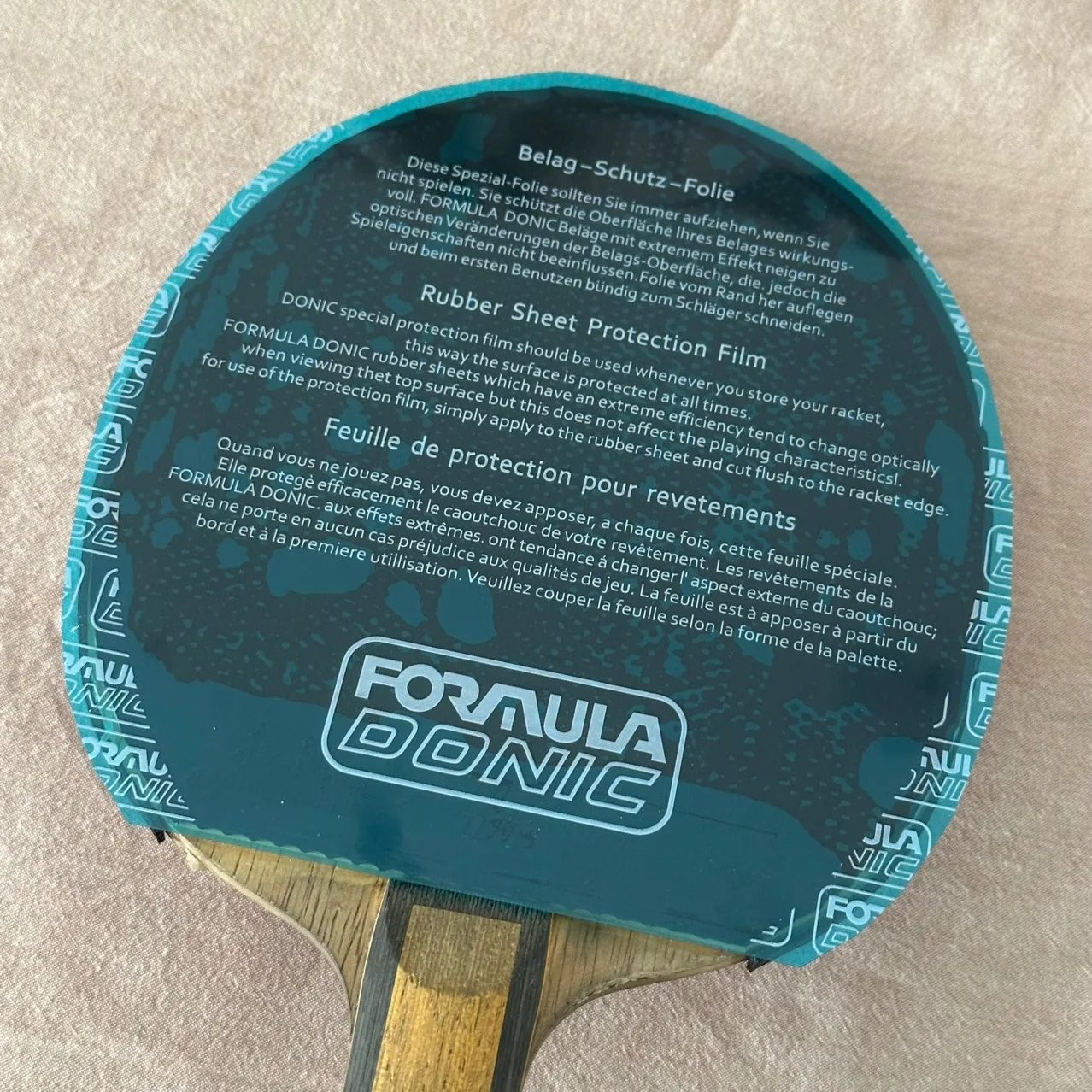 Schutzfolie für Tischtennisschläger, klebrig, transparent, Wartung, Tischtennis-Gummischutz, staubdicht, Anti-Oxidations-Abdeckung – Detail 1