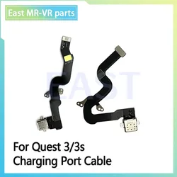Original Charging Cable for Quest 3 Quest 3s Charging Port Flex Cable Power Headphone Jack Replacement Part Accessory