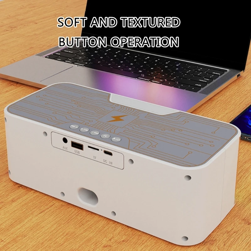 Alto-falantes compatíveis com com som hifi microfones integrados para crianças adultos