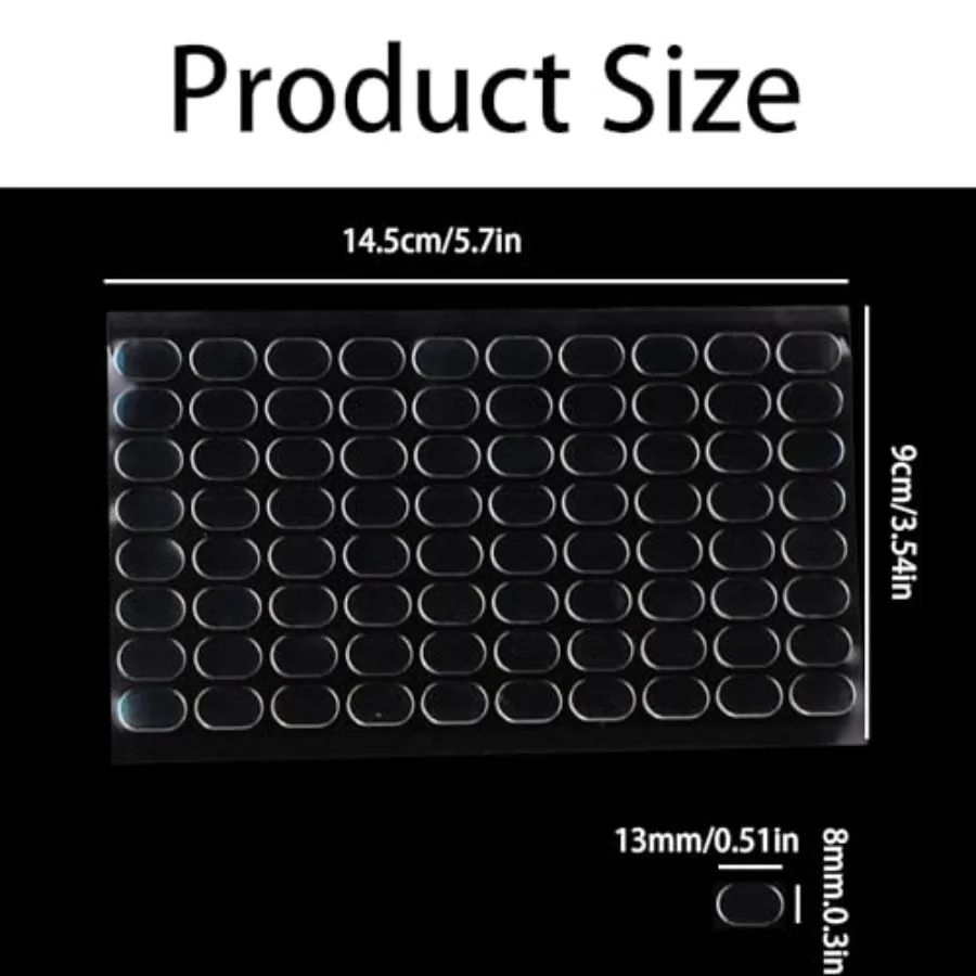 640 PCS Clear Double Sided Poster Putty Removable Dot Sticky Glue Putty for Wall Hanging Bulletin Board Borders Balloons Festiv
