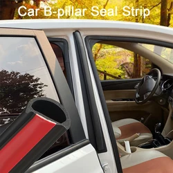 Porta do carro Rubber Seal Strip, Weatherstrip, Borda de borracha, Selagem para B Pillar Proteção, Selante Auto Frente