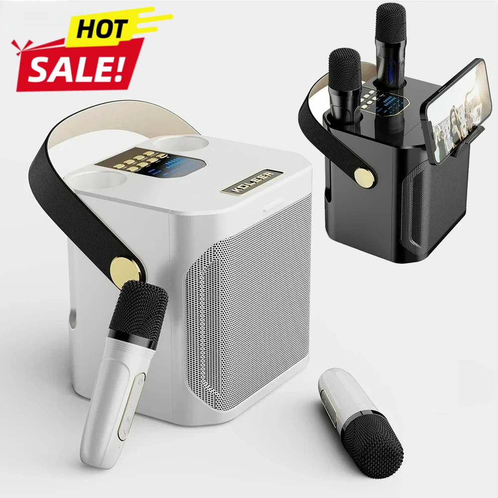macchina-per-karaoke-con-altoparlante-bluetooth-portatile-ad-alta-potenza-con-2-microfoni-boombox-impermeabile-suono-stereo-forte-per-la-festa