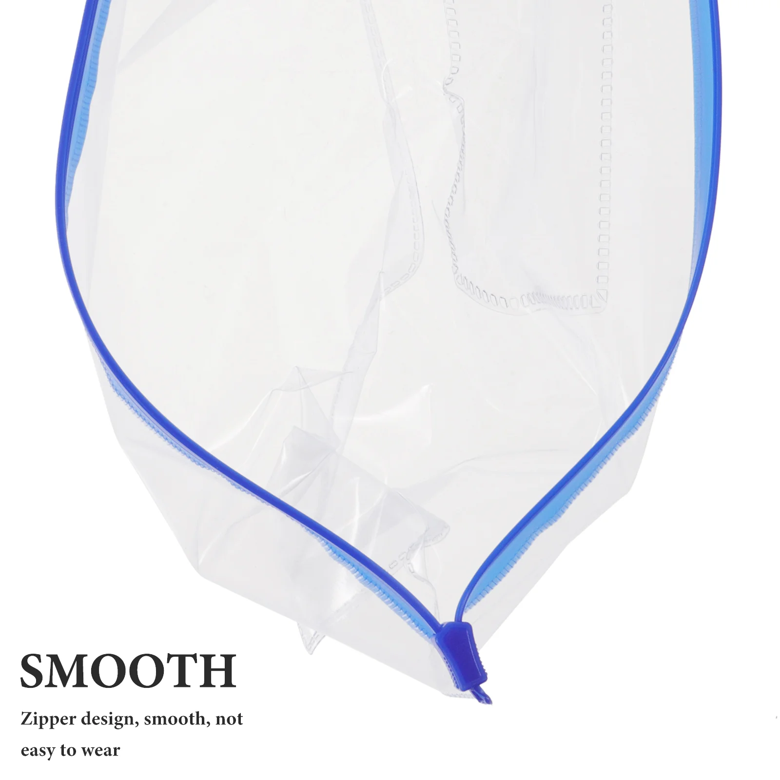 10 Pcs Pen Transparent Pencil Bag Case Zipper Lock Pouches Small Bags with Plastic Envelopes