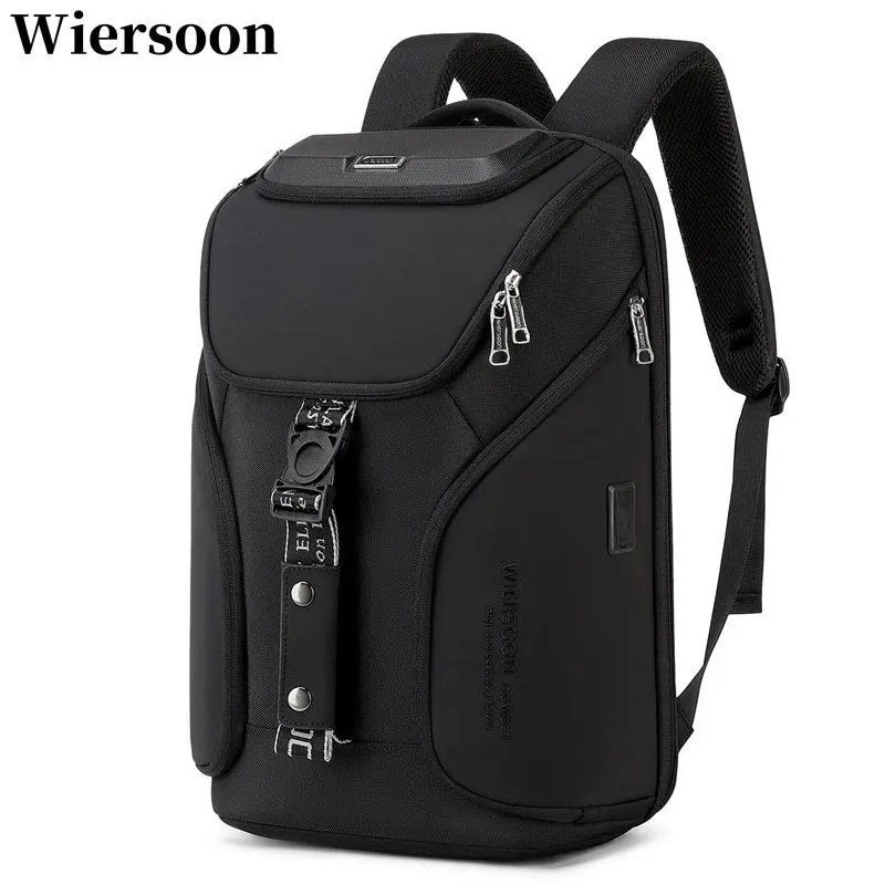 Multifuncional Mochila Laptop Empresarial para Homens, Mochilas Espaçosas de Viagem, Pacote de Carregamento USB de Alta Capacidade 18"