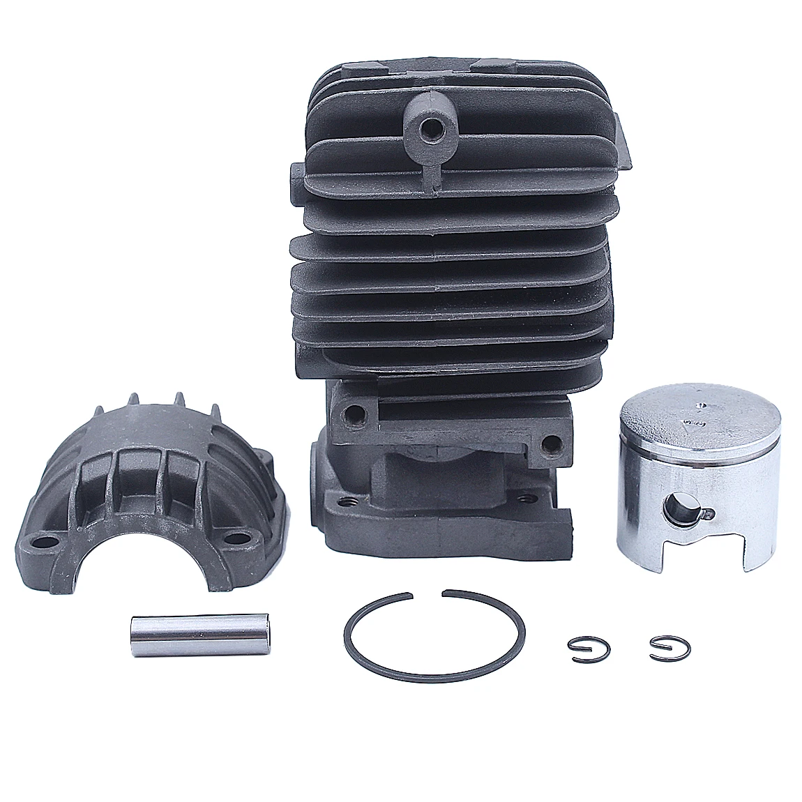 34 مللي متر اسطوانة مجموعة كبّاس ل Zenoah 2500 25CC G2500 Alpina A305 المهنية البنزين المنشار اكسسوارات