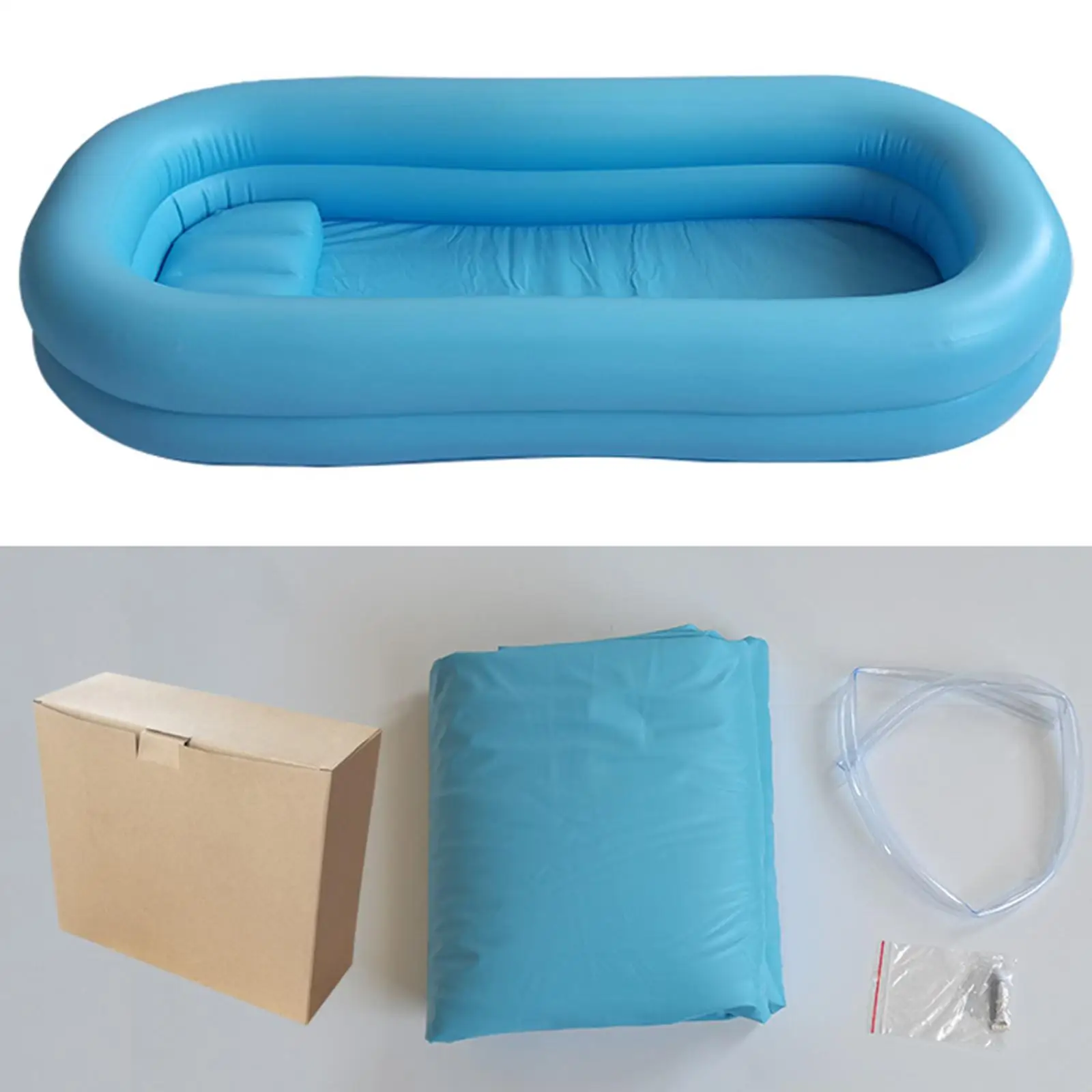 Free Standing Bathtub Inflatable Bathtub Adults with Air Pillow