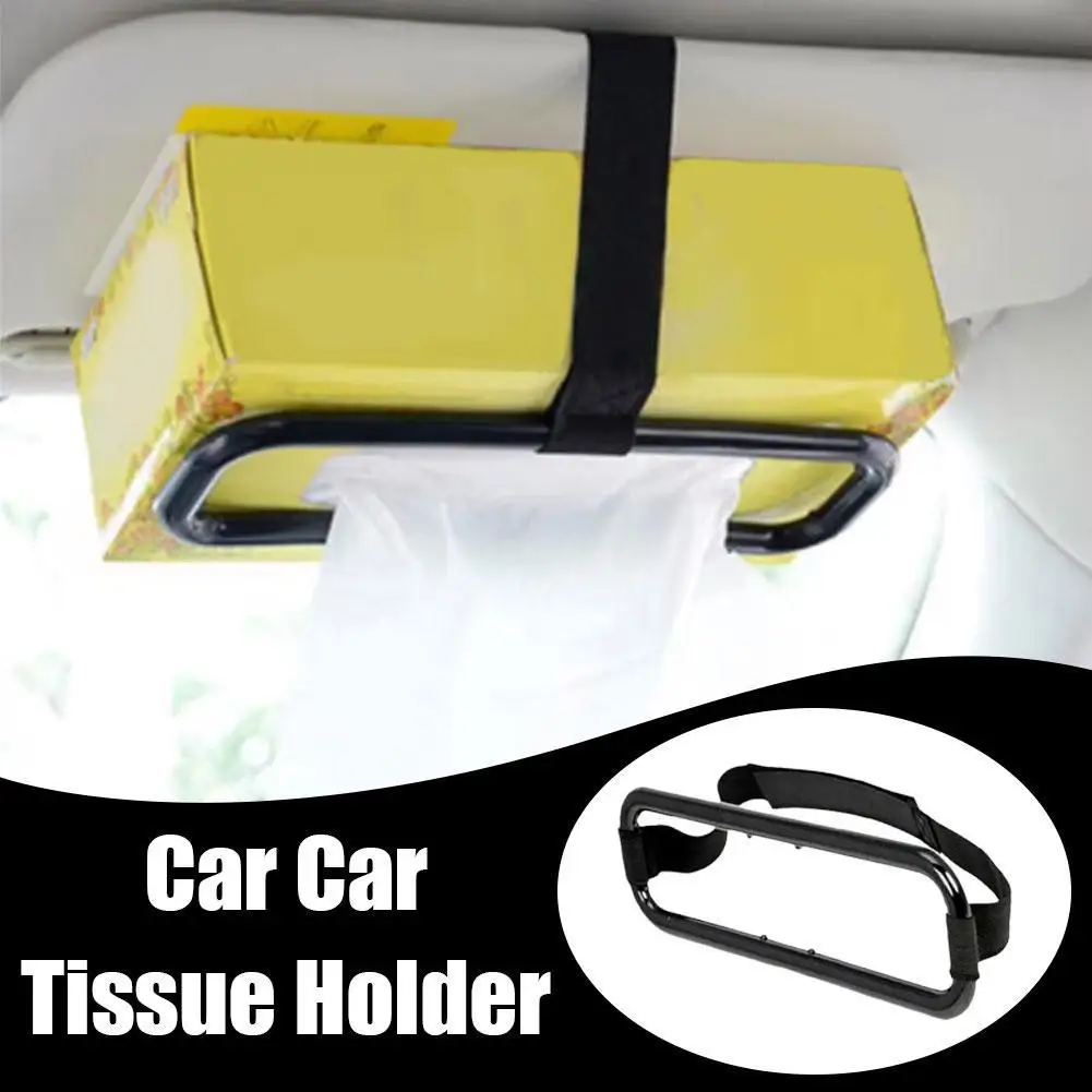 

Car Tissue Box Car Paper Towel Holder Clip Back Visor Hanging Storage Box Frame Vehicle Supply Accessory For Tissue Bo Y3x9