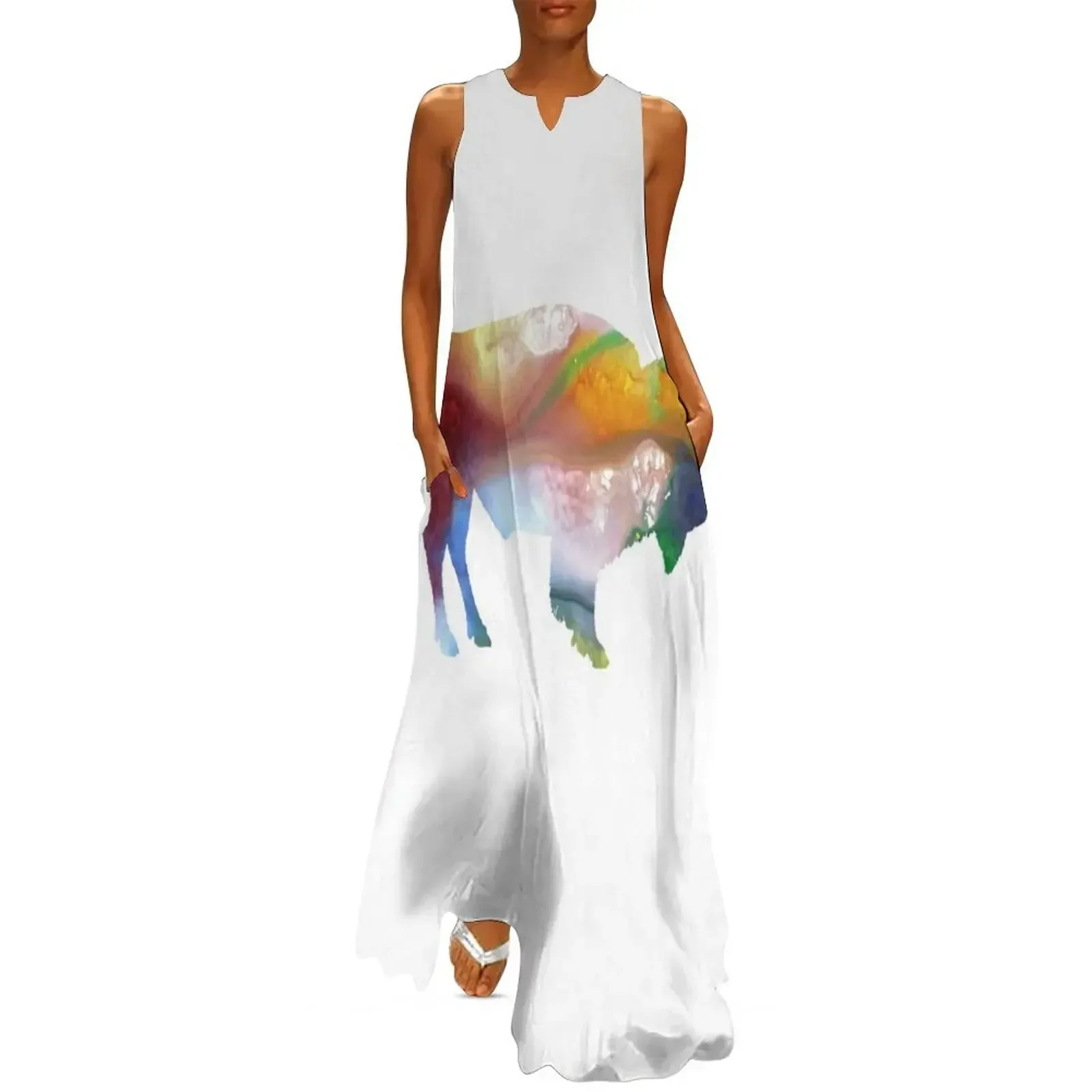 

bison Long Dress african dresses for woman dresses for women 2025 summer dress korean women Casual dresses Dress