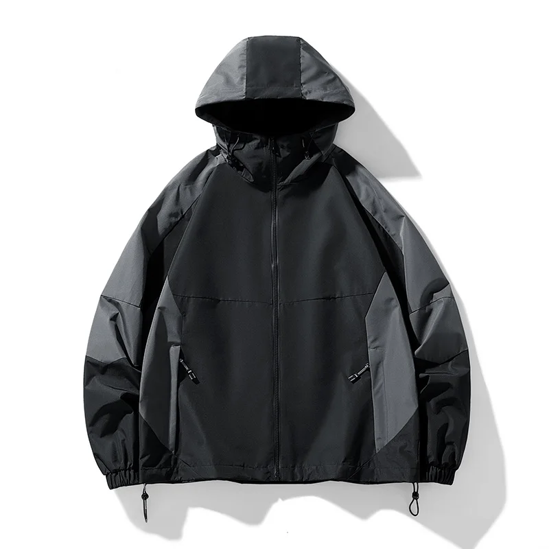 ARC Spring and Autumn Storm Jacket Men's Fashion Sports Outdoor Mountaineering Tourism Leisure with Loose Storm Jacket Jacket