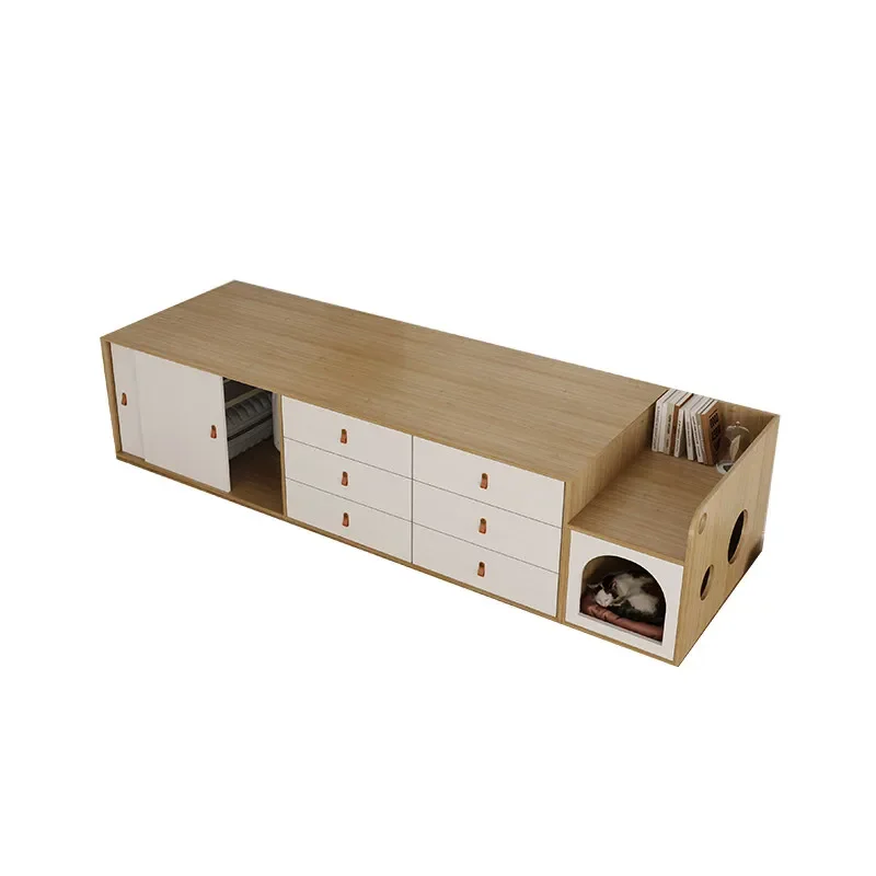 bay window splicing bed half bay half bed sill transformation bed bay window connecting drawer tatami