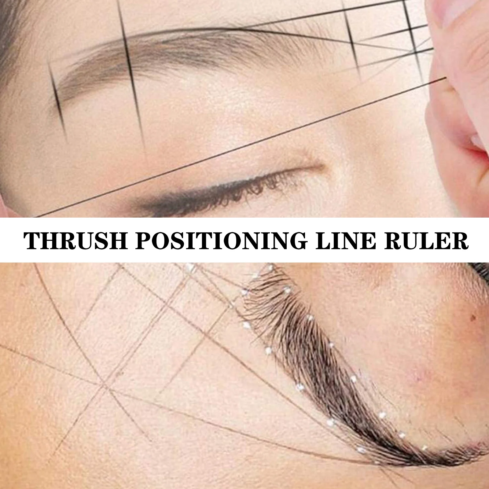 

Pre- Mapping String 20m Thinner Eyebrow Mapping Line Women Makeup Brow Drawing Tool Eyebrow Locating Ruler