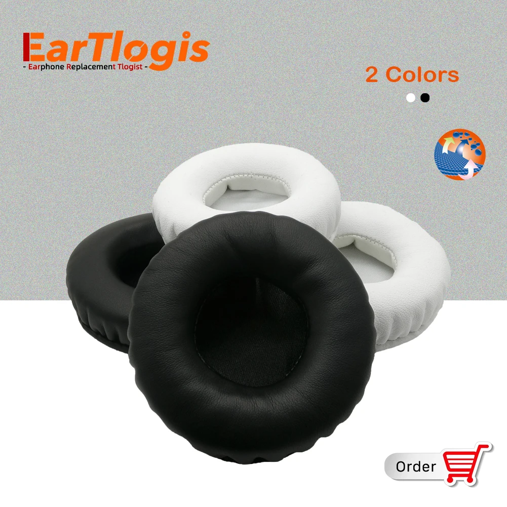 

EarTlogis Replacement Ear Pads for Sony MDR-S505 MDR S505 S-505 S 505 Headset Parts Earmuff Cover Cushion Cups pillow