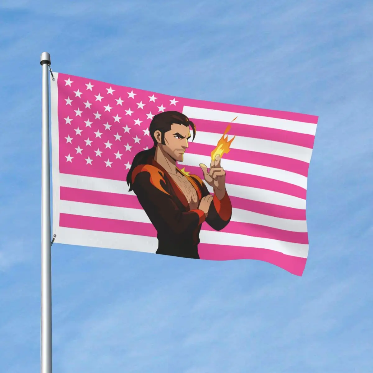 Flambae Flag Indoor Outdoor Banner All Weather Dispatch Game Pink Decoration Fade Proof 2x3 3x5 4x6 5x8 FT Flags